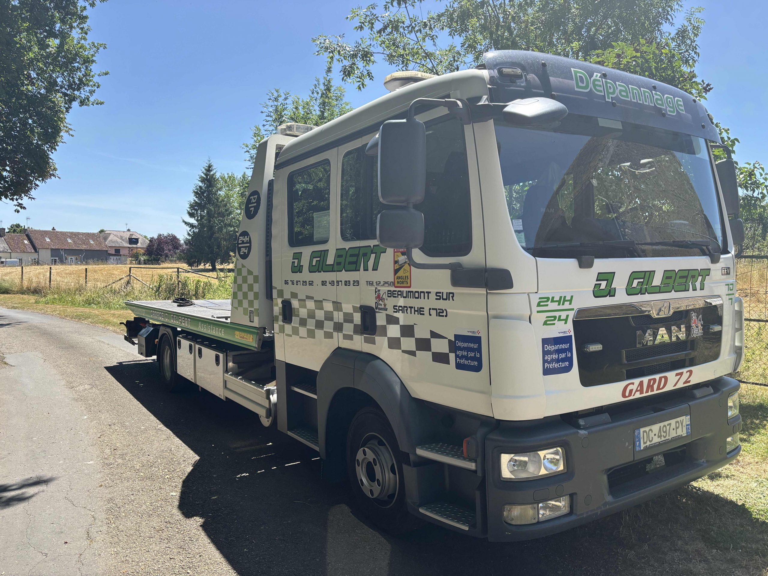 Dépanneuse MAN TGL 250 Jige 7 places