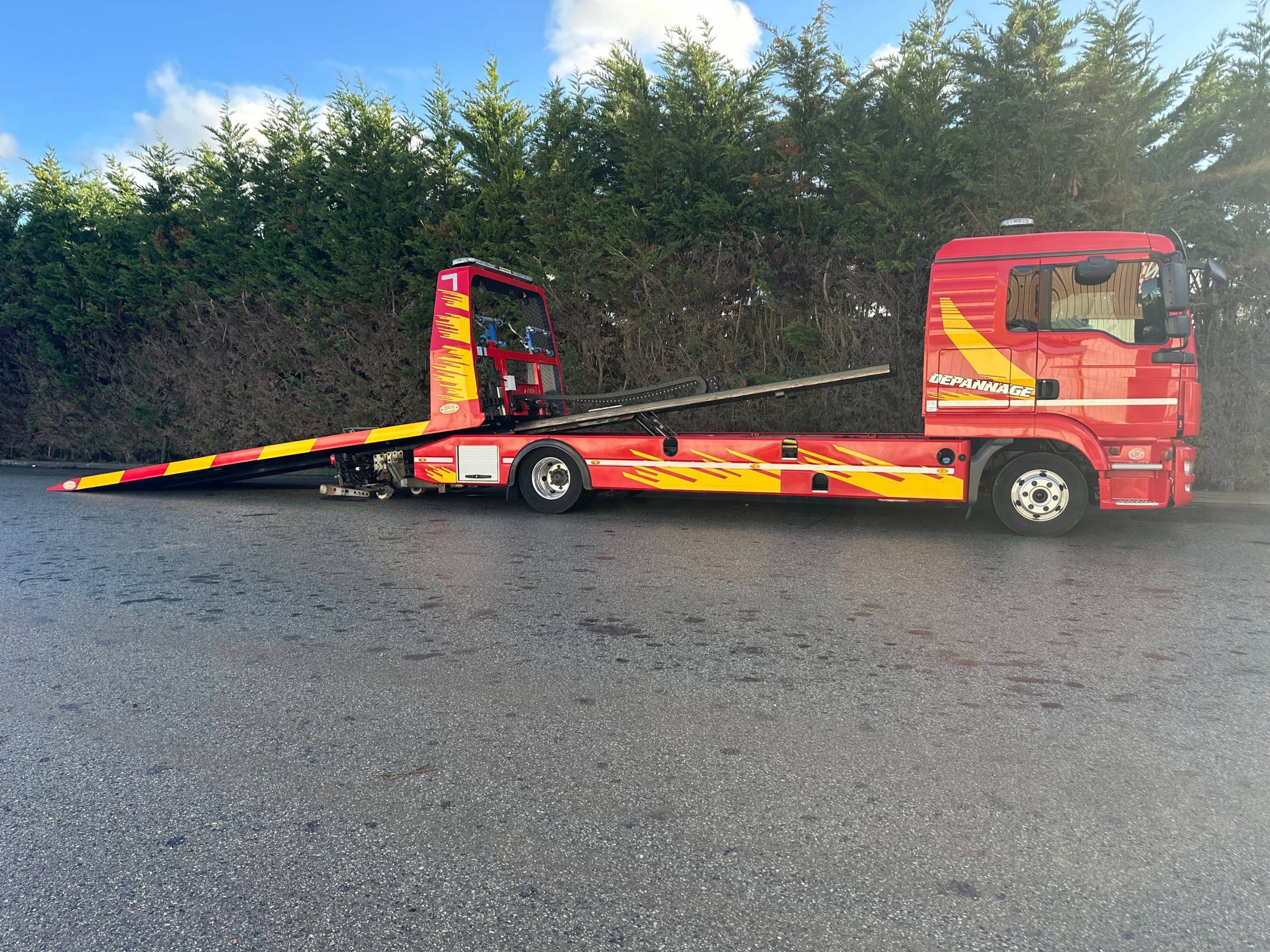 Plateaux basculants coulissants